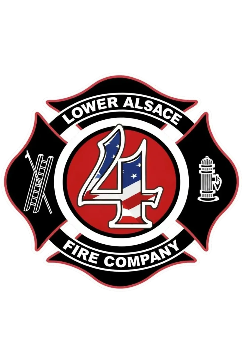 Lower Alsace Fire Company Ladder 4 patch