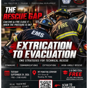 Extrication to Evacuation: EMS Strategies for Technical Rescue